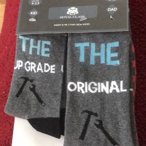 Royal class Daddy and kid socks